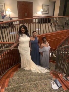 Beautiful custom wedding gown
