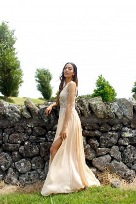 champagne prom dress 2021