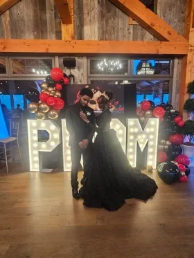 amazing black prom dress